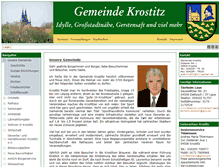 Tablet Screenshot of krostitz.de